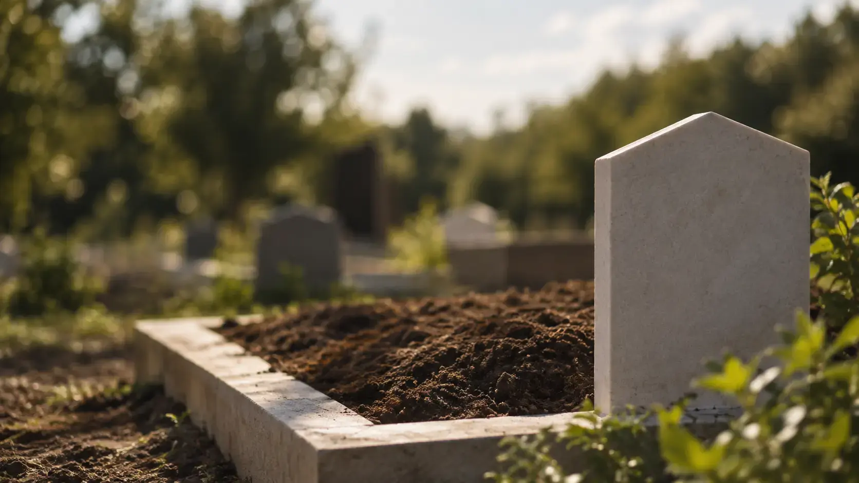 A peaceful graveyard — dignity and remembrance at the heart of community burial support